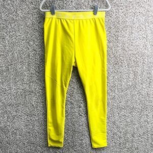 Yitty Leggings Women’s XL Bright Yellow High Waisted